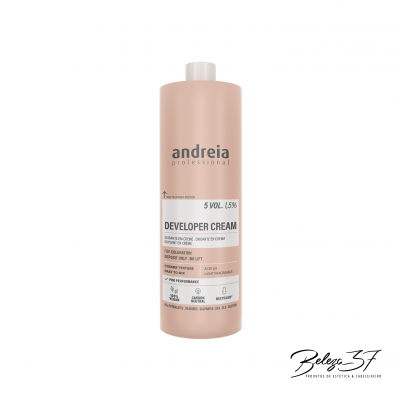 Frasco de creme revelador andrei professional 5 VOL 1,5%