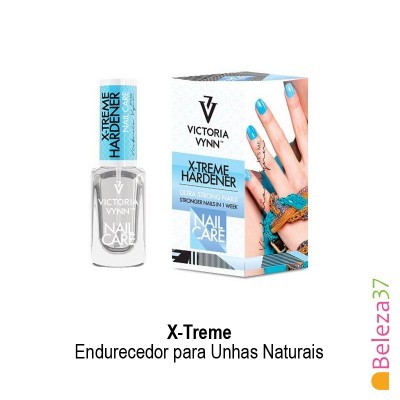 Endurecedor para unhas Victoria Vynn X-Treme Hardener com embalagem e frasco
