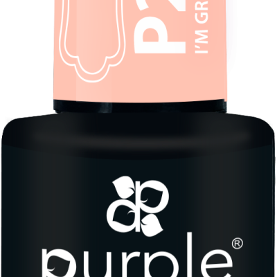 Frasco de verniz gel cor de rosa da Purple Professional