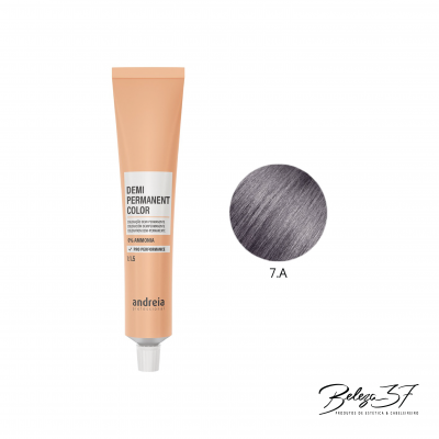 Tubo de tinta para cabelo Demi Permanent Color cor 7.A cinza perolado