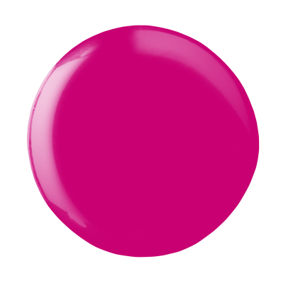 Círculo rosa brilhante sobre fundo branco