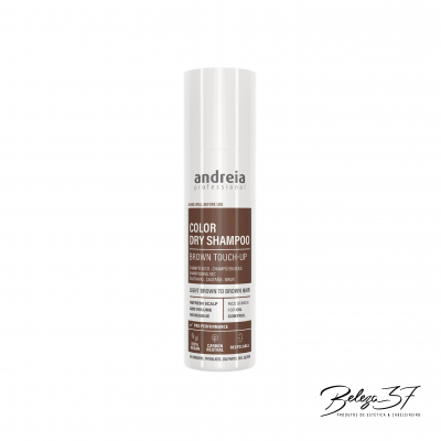 Frasco de champô seco Andreia Professional para cabelos castanhos