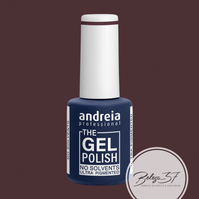 Frasco de verniz gel azul escuro Andreia Professional