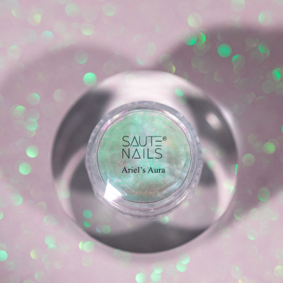 Frasco pequeno de pigmento para unhas SAUTE NAILS Ariel's Aura