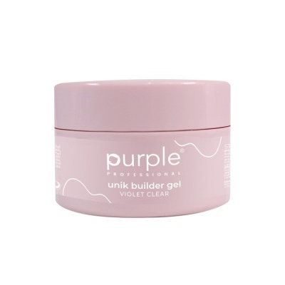 Frasco rosa claro de gel construtor Purple Professional