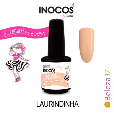 Verniz gel INOCOS LAURINDINHA cor nude