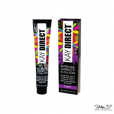 Coloração direta KAY DIRECT Intense Direct Color tubo e embalagem roxa