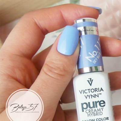 Verniz Victoria Vynn Pure Creamy Hybrid azul claro Sky Blue No. 117