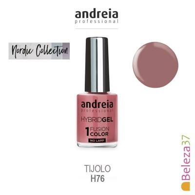 Verniz de unhas Andréia Professional Hybrid Gel cor tijolo