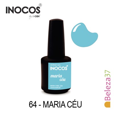 Verniz gel INOCOS azul claro Maria Céu