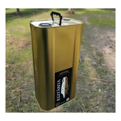 Lata metálica dourada de azeite bio extra virgem Egitânia