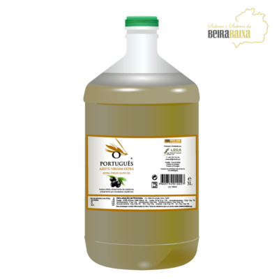 Garrafa de azeite virgem extra Portugês com capacidade de 3 litros