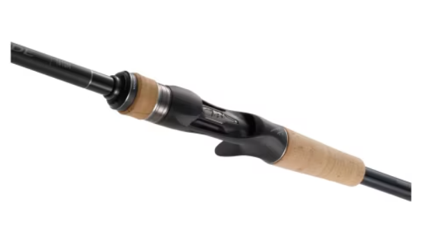 Cana Casting Shimano Expride 172 H Haste de pesca com punho em cortiça e detalhes metálicos prateados