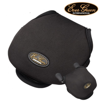 Bolsa de proteção preta Ever Green INTERNATIONAL com etiqueta oval