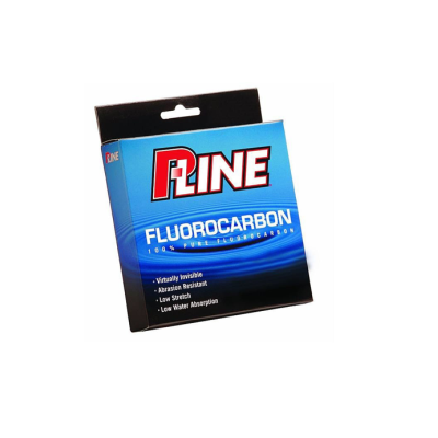 Embalagem azul de linha de pesca P-Line Fluorocarbon