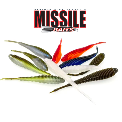 Iscos de pesca macios coloridos Missile Baits