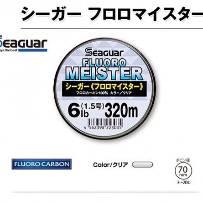 Embalagem redonda de linha de pesca Seaguar Fluoro Meister