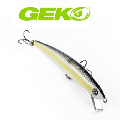 Isqueiro de pesca GEKO com ganchos e corpo texturizado