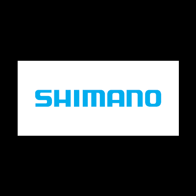 Logótipo SHIMANO azul sobre fundo branco