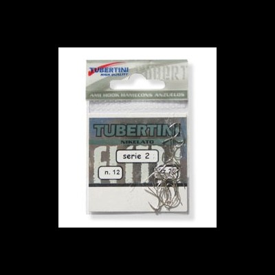 Pacote de anzóis de pesca Tubertini n.12 série 2