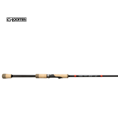 Vara de pesca G Loomis com cabo em cortiça e grafite preto