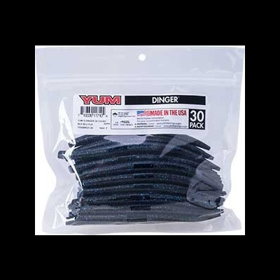 Embalagem com 30 iscos artificiais Yum Dinger