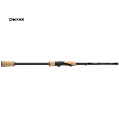 Vara de pesca G.Loomis com cabo em cortiça e corpo preto