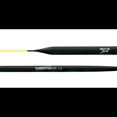 Dois marcadores de pesca Tubertini pretos com pontas finas coloridas