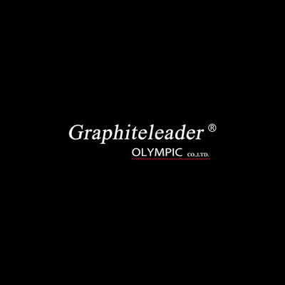 Logotipo Graphiteleader OLYMPIC CO.,LTD. em fundo preto