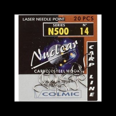 Embalagem de anzóis de aço carbono para pesca com texto e anzóis visíveis