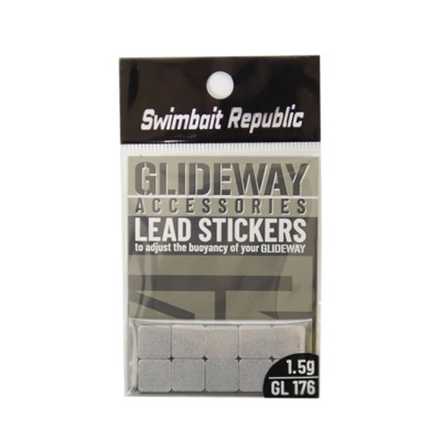 Pacote pequeno de autocolantes de chumbo para pesca