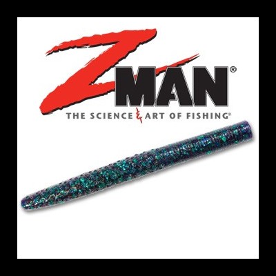 Isca artificial colorida com logotipo Z MAN