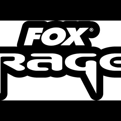 Logotipo preto e branco das palavras FOX e RAGE