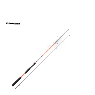 Varão de pesca telescópico Yokozuna preto e laranja