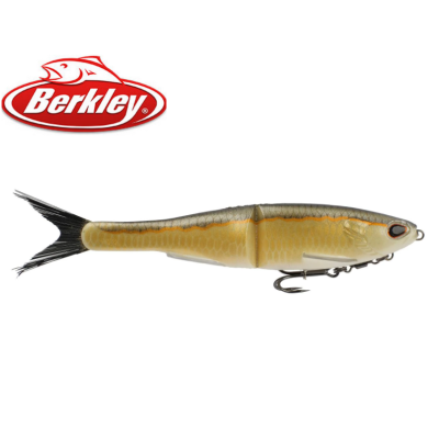 Isca de pesca artificial segmentada castanha e preta com anzóis