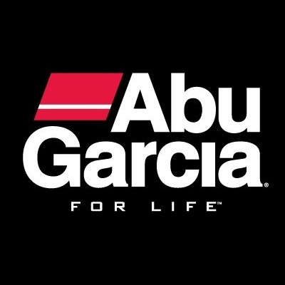 Logotipo da marca Abu Garcia com slogan FOR LIFE
