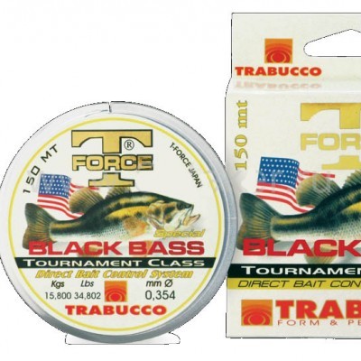 Linha de pesca Trabucco T-Force Black Bass verde escuro com embalagem