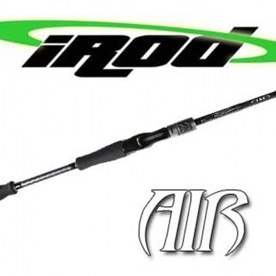 Varinha de pesca iRod AIR com cabo preto e empunhadura preta