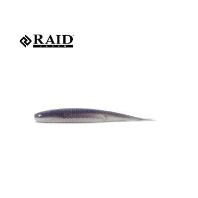 Isca de pesca cinza-roxa com olhos artificiais da RAID JAPAN