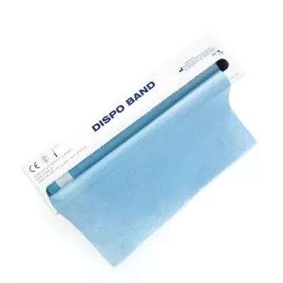 Rolo de bandagem médica azul da marca DISPO BAND