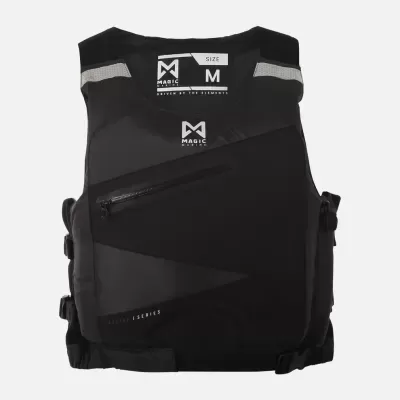 Colete tático preto tamanho M com bolso e fecho de zíper