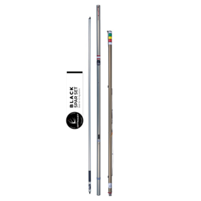 Conjunto de peças substitutas para remo com embalagem preta e branca