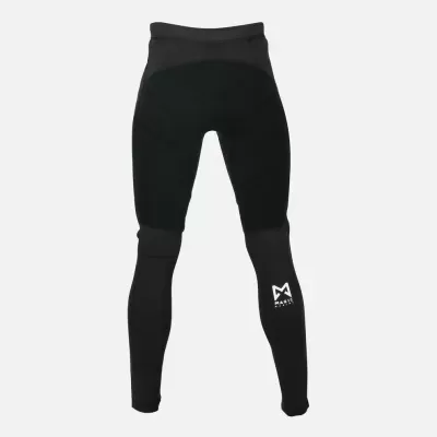 Leggings desportivas pretas com logótipo branco MARPE na perna direita