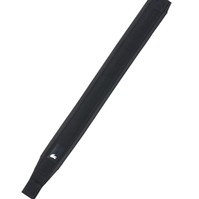 Cinta elástica preta com logótipo de crocodilo branco