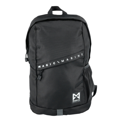 Mochila preta com logótipo Magic Marine
