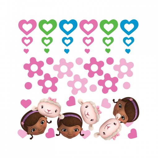 Adesivos de corações, flores e rostos amigáveis em fundo branco
