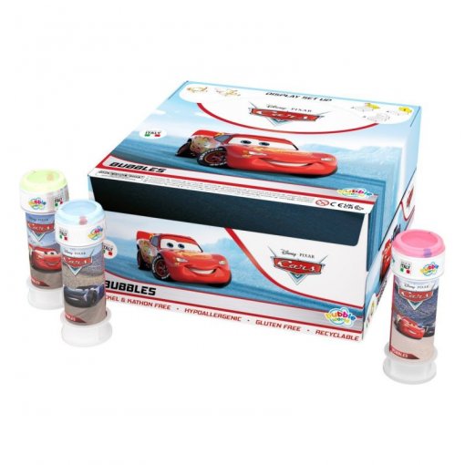 Conjunto de bolhas de sabão Disney Pixar Cars com Lightning McQueen