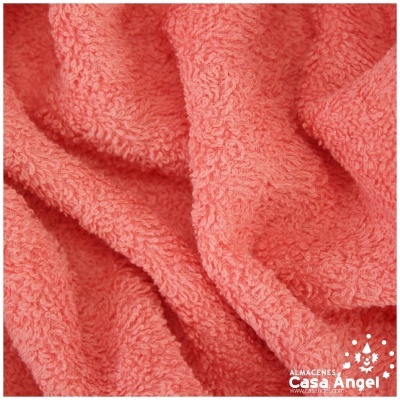 tecido felpudo cor de coral com textura macia