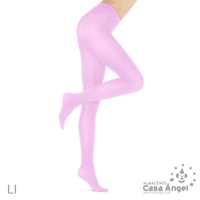 Collants rosa claro em malha com padrão de rede num fundo branco