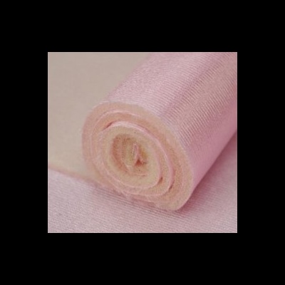 Rolo de tecido macio cor-de-rosa claro